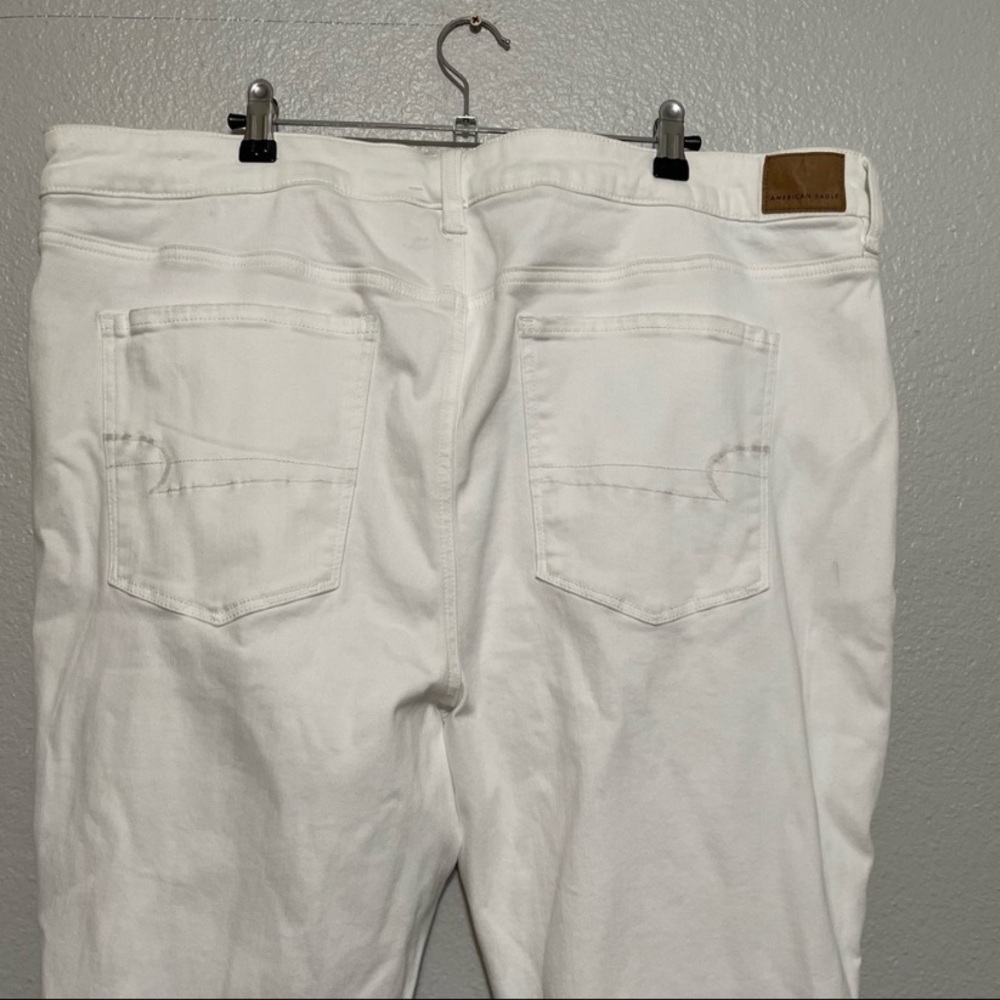 American Eagle Outfitters Distressed White Ankle Jeans plus size 22w 2X NWT - Picture 4 of 9